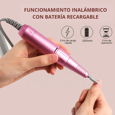 PULIDOR DE UÑAS PROFESIONAL SG-702 30000 RPM PORTÁTIL LED - 5