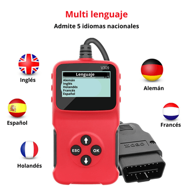 ESCÁNER AUTOMÁTICO DE DIAGNÓSTICO PARA CARRO AUTOMOTRIZ V309 - 4