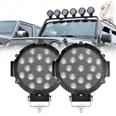 FARO LED REDONDO LUZ TRABAJO 51W MAXYOKAI NEBLINERO 1026 - 6