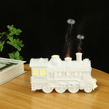 HUMIDIFICADOR TIPO TREN 300ML DIFUSOR DE AROMAS + CONTROL YX210 BLANCO - 3