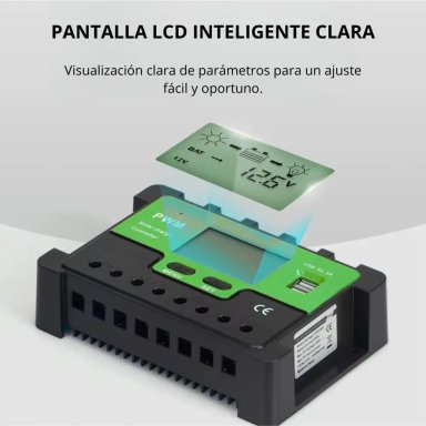 CONTROLADOR DE CARGA SOLAR PWM 12V24V 30A 50V SANCI SC-TY2631 - 5
