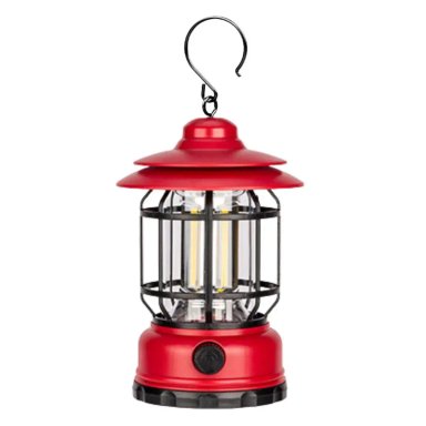 LÁMPARA RETRO LED PARA CAMPING 800 MAH CON GANCHO IPX4 V