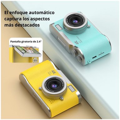CÁMARA DIGITAL FULL HD 48MP PARA NIÑOS Y PRINCIPIANTES 24” - 4