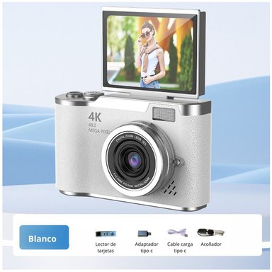 CÁMARA DIGITAL FULL HD 48MP PARA NIÑOS Y PRINCIPIANTES 24” - 8