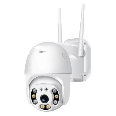CÁMARA DE SEGURIDAD WIFI EXTERIOR PTZ 360° IP66 CON VISIÓN NOCTURNA Y AUDIO