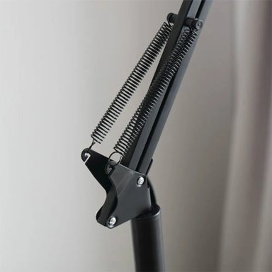 LÁMPARA DE PIE ARTICULADA PARA LECTURA Y ESTUDIO CON BRAZO AJUSTABLE 360° BASE PESADA Y E27 - 5