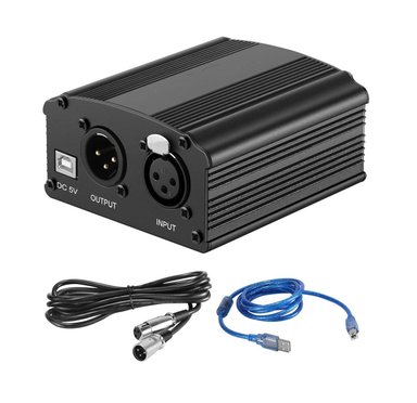 MICRÓFONO KREED PHANTOM POWER 48V CONDENSADOR ESTUDIO