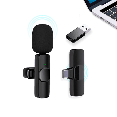 MICROFONO KREED SOLAPERO INALAMBRICO TIPO C ADAPTADOR USB PC