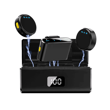 MICRÓFONO KREED SX40 INALÁMBRICO SOLAPERO PROFESIONAL DUAL MAGNETIC