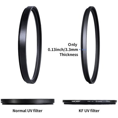 FILTRO K&F CONCEPT ULTRAVIOLETA UV 55MM - 3