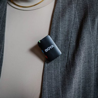 MICRÓFONO BOYA BOYAMIC GRABADORA MIC WIRELESS 2 PERSONAS ALL IN ONE - 6