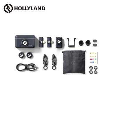 MICRÓFONO INALÁMBRICO HOLLYLAND LARK M2 DUO COMBO PARA 2 PERSONAS - 3