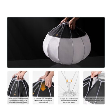 SOFTBOX ESFERA DE 85 CM BOWENS - KYF CONCEPT - 2