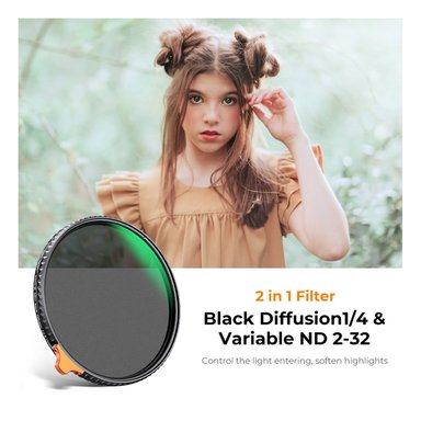 FILTRO 2 EN 1 - 77MM - BLACK MIST 1/4 + ND2-ND32 NANO X – KYF CONCEPT - 3