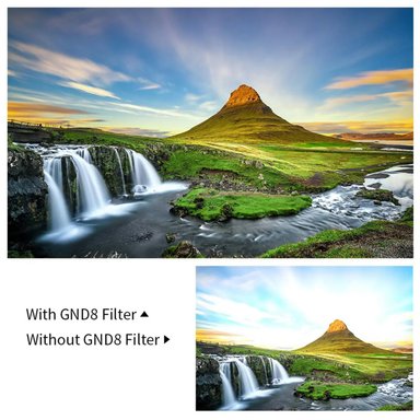 FILTRO GND8 DENSIDAD NEUTRA GRADUADA SUAVE 100X150MM KYF CONCEPT - 3
