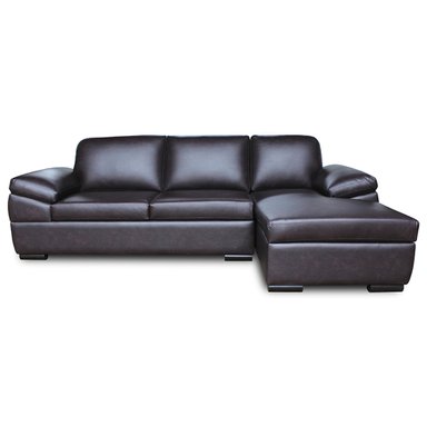 SECCIONAL CASABELLA MARRON NEPTUNO NOGAL DERECHO