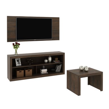 COMBO SALA TV 3 PIEZAS CASABELLA SENA RUSTICO