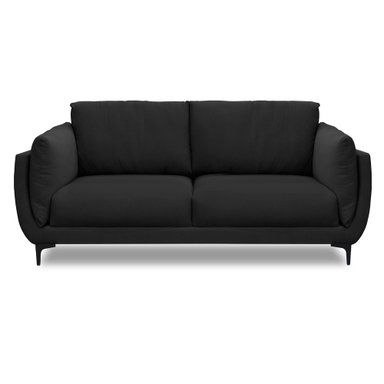 SOFA CASABELLA MAELIS 3 CUERPOS NEGRO