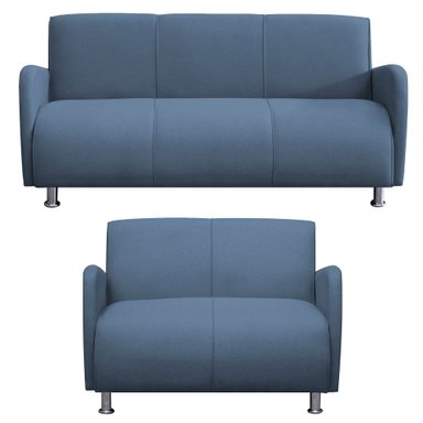 JUEGO DE SALA CASABELLA NAOMI 3-2 ACERO