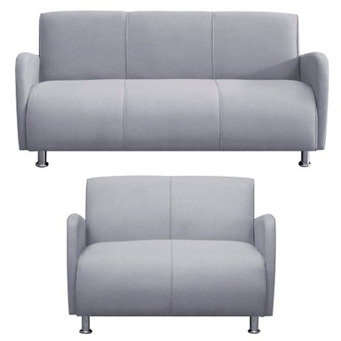 JUEGO DE SALA CASABELLA NAOMI 3-2 GRIS