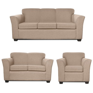 JUEGO DE SALA CASABELLA ADELAINE 321 BEIGE