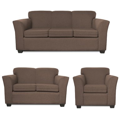 JUEGO DE SALA CASABELLA ADELAINE 321 MARRON