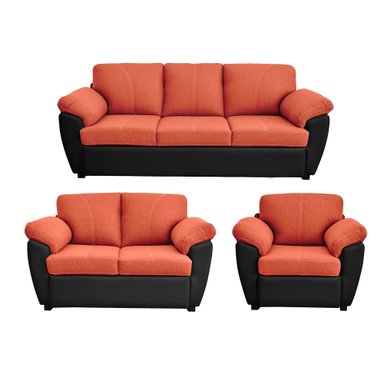 JUEGO DE SALA CASABELLA SAN MARINO 321 NARANJA