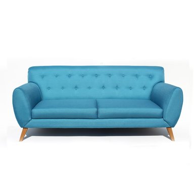 SOFA CASABELLA CAMILA 3 CUERPOS TURQUESA