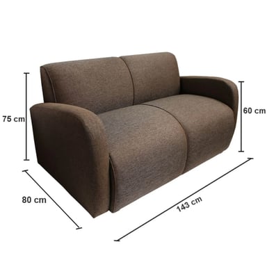 JUEGO DE SALA CASABELLA NAPOLI 32 MARRON - 3