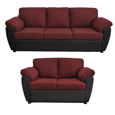 JUEGO DE SALA CASABELLA SAN MARINO 32 ROJO