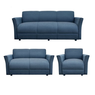 JUEGO DE SALA CASABELLA TABARA 321 AZUL