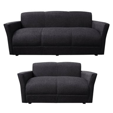 JUEGO DE SALA CASABELLA TABARA 32 NEGRO