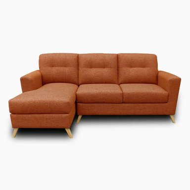 SECCIONAL CASABELLA KATIE NARANJA IZQUIERDO