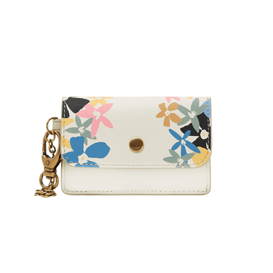 BILLETERA FOSSIL SL8209729 CUERO BLANCO TARJETERO