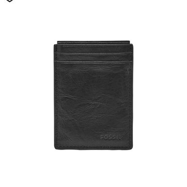 BILLETERA FOSSIL ML3691001 CUERO NEGRO TARJETERO