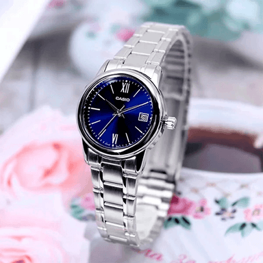 RELOJ CASIO MUJER ANÁLOGO LTP-V002D-2B3