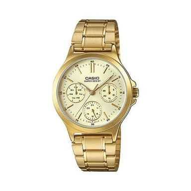 RELOJ CASIO PARA MUJER LTP-V300G-9A