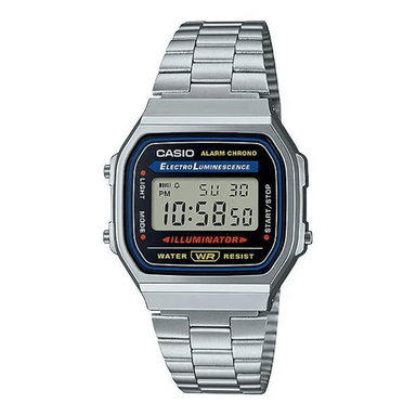 RELOJ CASIO PARA HOMBRE A168WA-1W - 1