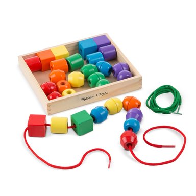 JUEGO MESA MELISSA & DOUG CUENTAS DE ENCAJES PRIMARIOS - 3