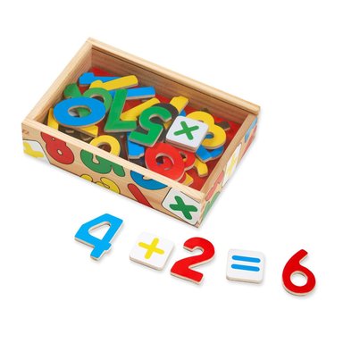 JUEGO MESA MELISSA & DOUG IMANES MADERA DE NÚMEROS - 1