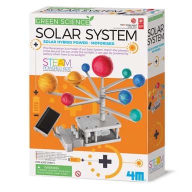 SET 4M DE CIENCIA SISTEMA SOLAR MOTORIZADO CON ENERGÍA SOLAR HÍDRIDA - 1