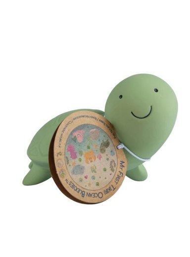 TIKIRI JUGUETE MORDEDOR Y DE BAÑO CAUCHO NATURAL MODELO TORTUGA