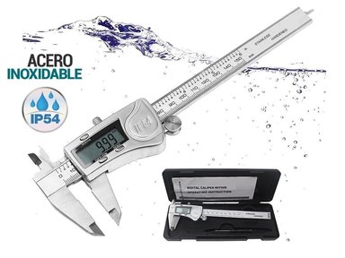 CALIBRADOR BORME DIGITAL ACERO INOXIDABLE VERNIER IP54 150MM MI254