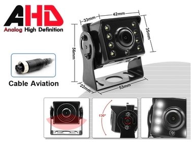 CÁMARA AHD EXTERIOR 1080P - 8 IR LED