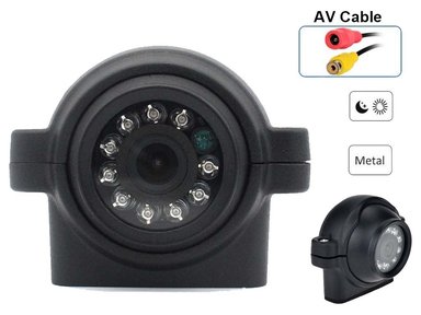 CÁMARA EXTERIOR AV 720P LATERAL PLANA NTSC