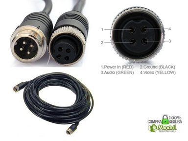 CABLE AVIATOR M12 4 PINES 3M