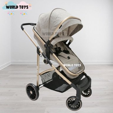 COCHE CUNA EBABY CARRI DELUXE BEIGE MOISÉS E BABY - 4