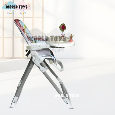 SILLA COMER BABY LOVE JUNGLE CAFÉ PLEGABLE - 2
