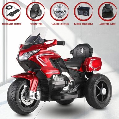 TRIMOTO A BATERÍA KING «AVENIR» ROJO