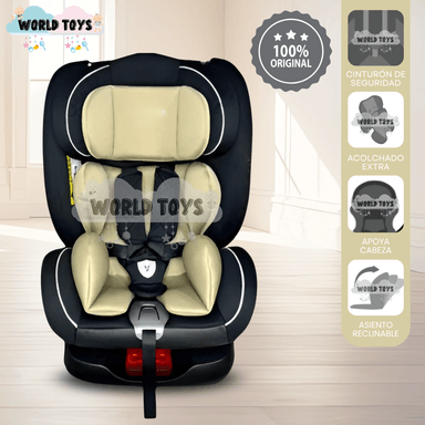 SILLA AUTO BABY KITS BARLETA BEIGE RECIÉN NACIDO